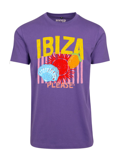 Curve T-shirt Ibiza Please - Purple